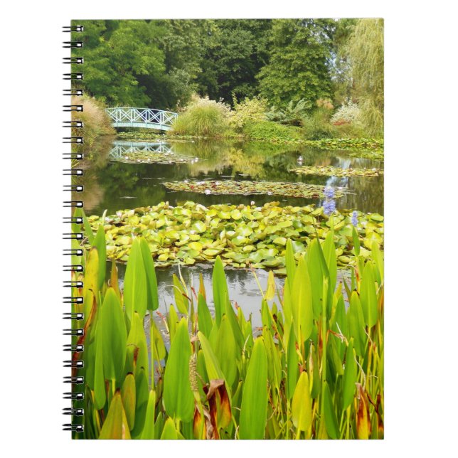 Lily Pond Foto Notebook Notizblock (Vorderseite)