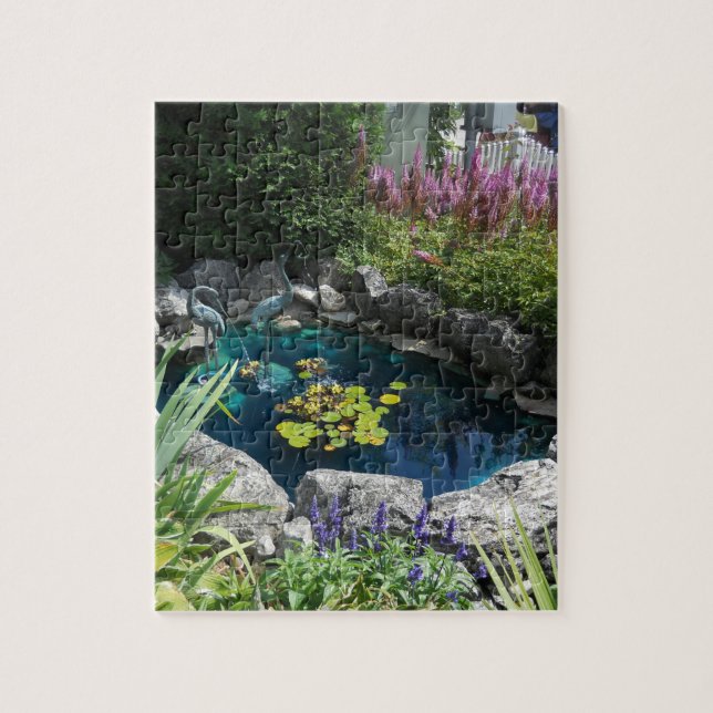 Lily Pond Jigsaw Puzzle (Vertikal)