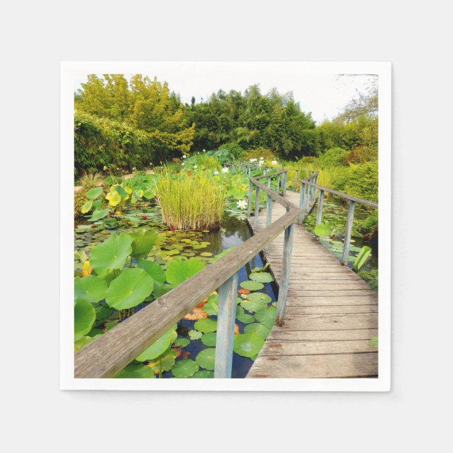 Lily Pond Paper Napkins Serviette (Vorderseite)
