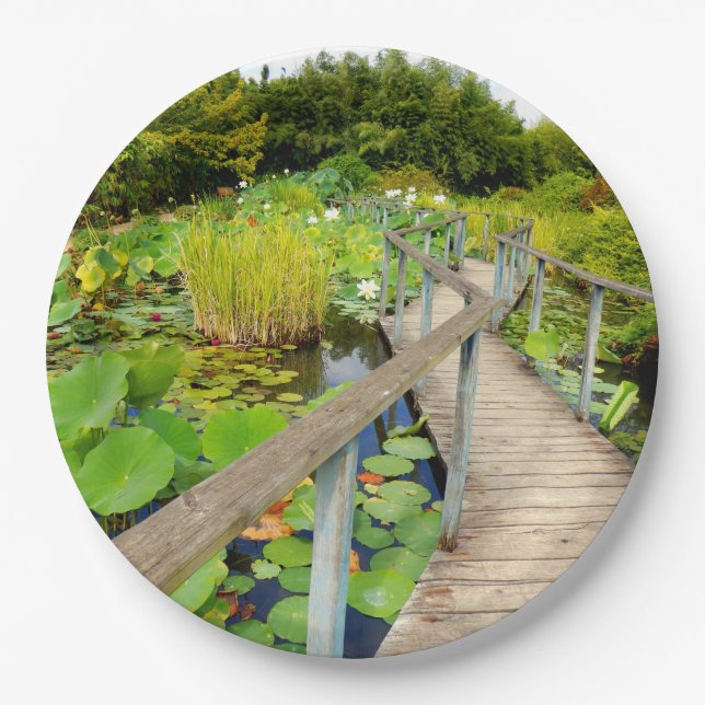 Lily Pond Paper Plate Pappteller (Vorderseite)