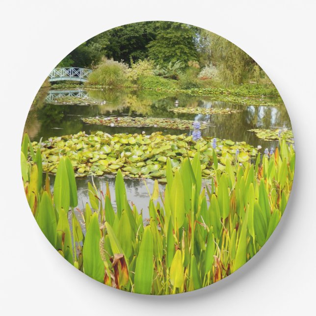 Lily Pond Paper Plate Pappteller (Vorderseite)