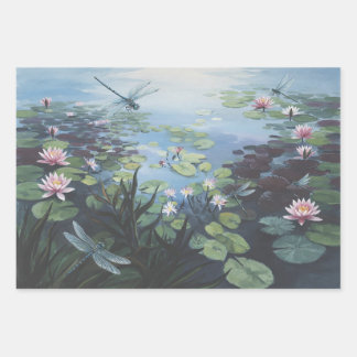 Lily Pond Serie 1 Geschenkpapier Set
