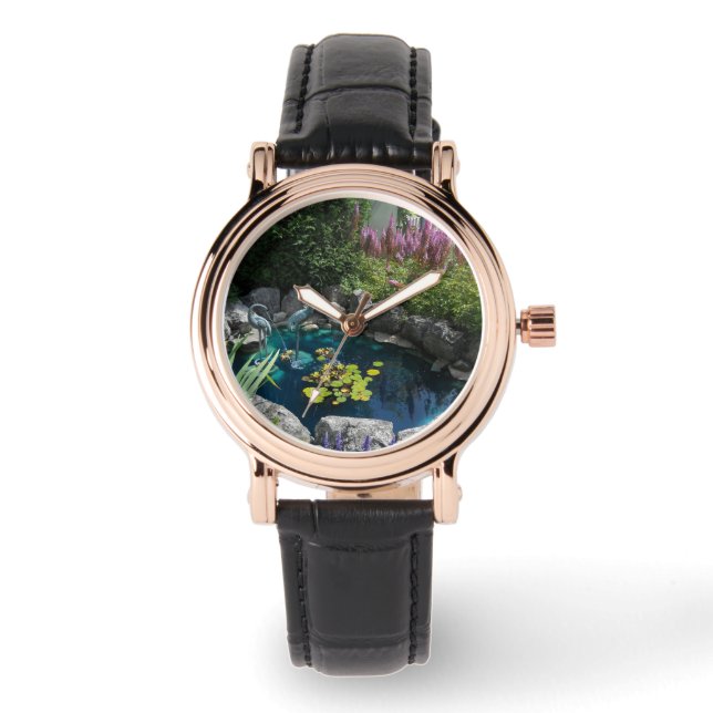 Lily Pond Watch Armbanduhr (Vorderseite)