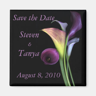 Lily Save the Date Magnet