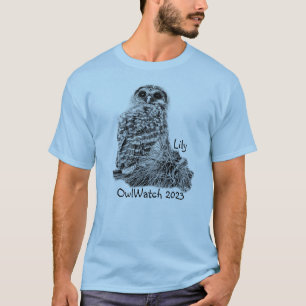 Lily the OwlWatch Owl - 10. April 2023 (helle Farb T-Shirt