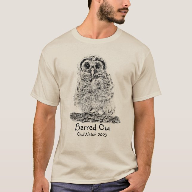 Lily the OwlWatch Owl - 2023 T-Shirt (Vorderseite)