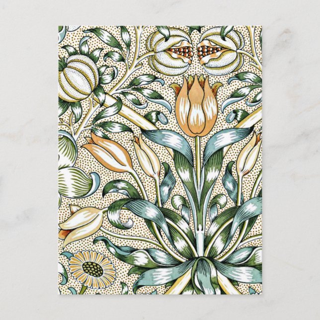 Lily und Granatäpfel Postkarte (Vorderseite)