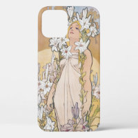 Lily (vier Blume), Alphonse Mucha