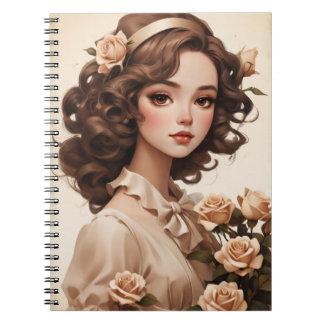 Lily Vintage druckbare Junk-Journale Notizblock