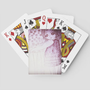 Lily war ein kleines Mädchen Spielkarten