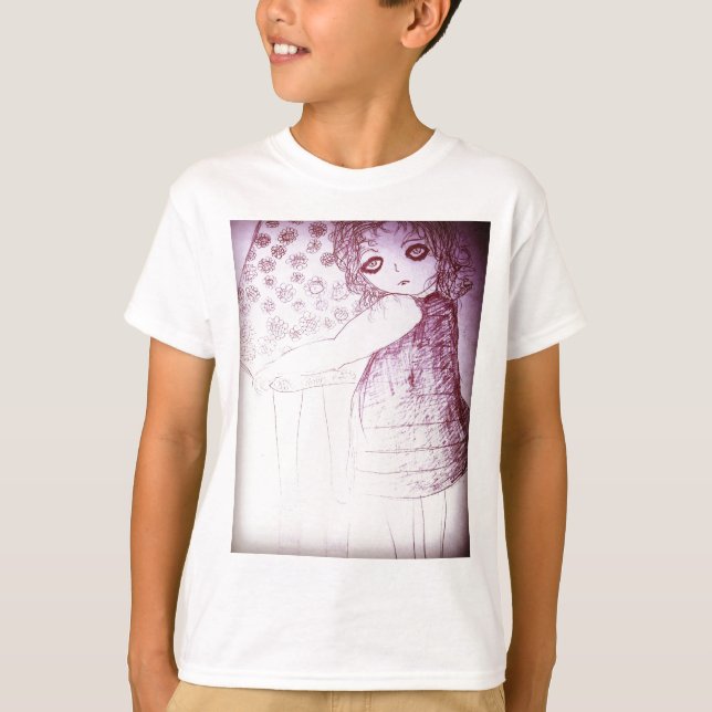 Lily war ein kleines Mädchen T-Shirt (Vorderseite)