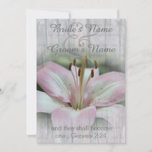 Lily Wedding Invite 2 Einladung