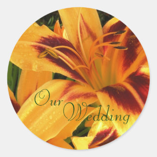 Lily Wedding Stickers