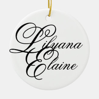 Lilyana Elaine Keramik Ornament