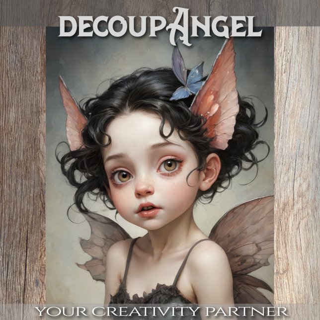 Lilybelle the Elf - Decoupage - Seidenpapier (Von Creator hochgeladen)