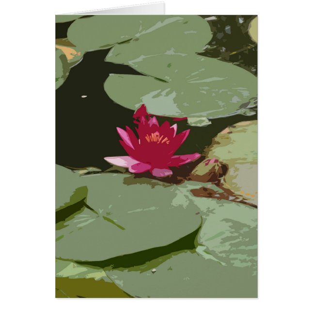 Lilypads Impressionismus Kunst (Vorne)