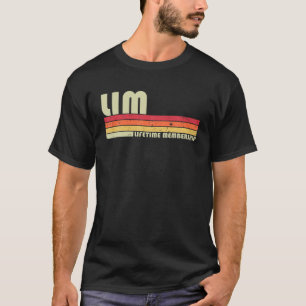 LIM Nachname Funny Retro Vintager 80er 90S Geburts T-Shirt