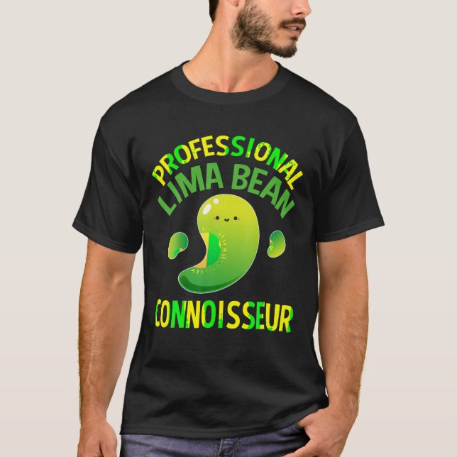 Lima Bean Connoisseur T Shirt Vegane Geschenke für (Vorderseite)
