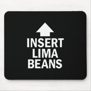 Lima-Bohnen einfügen Lustiger Thanksgiving-Pfeil z Mousepad
