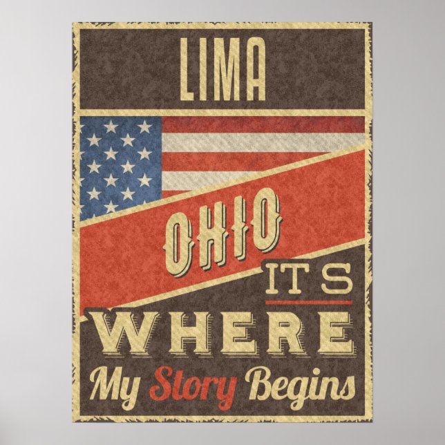 Lima Ohio Poster (Vorne)