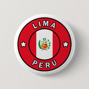 Lima Peru Button