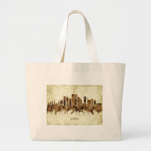 Lima Peru Cityscape Jumbo Stoffbeutel
