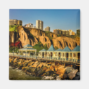 Lima Peru Coastal Scene Foto Magnet