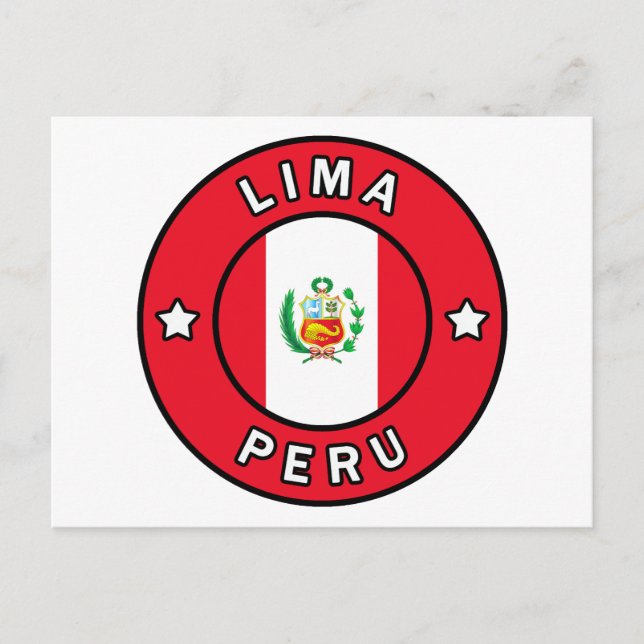 Lima Peru Postkarte (Vorderseite)