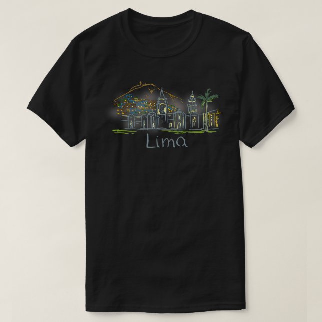 Lima Peru T-Shirt (Design vorne)