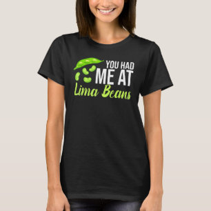 Limanbohnen-Pflanze zum Anpflanzen 4 T-Shirt