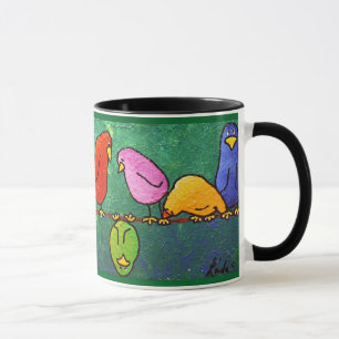 LimbBirds "Feelin unten?" Kaffeetasse