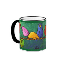LimbBirds "Feelin unten?" Kaffeetasse