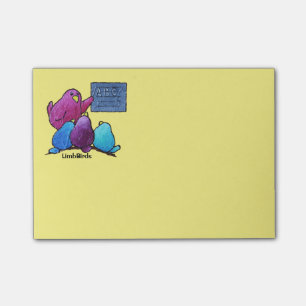 LimbBirds Post-it®-Hinweise 4 x 3 Post-it Klebezettel