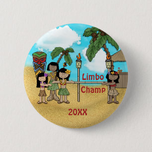 Limbo Luau Geburtstagsparty - Limbo Champ Button