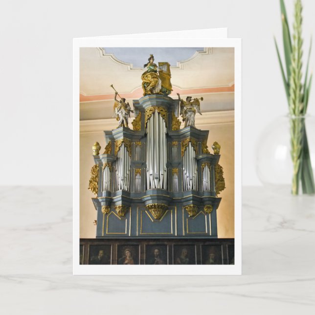 Limburg, Deutschland - Organkarte (vertikal) Karte (Vorderseite)