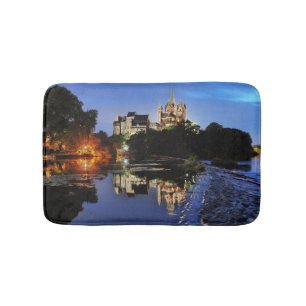 Limburg Dom zur blauen Stunde Badematte