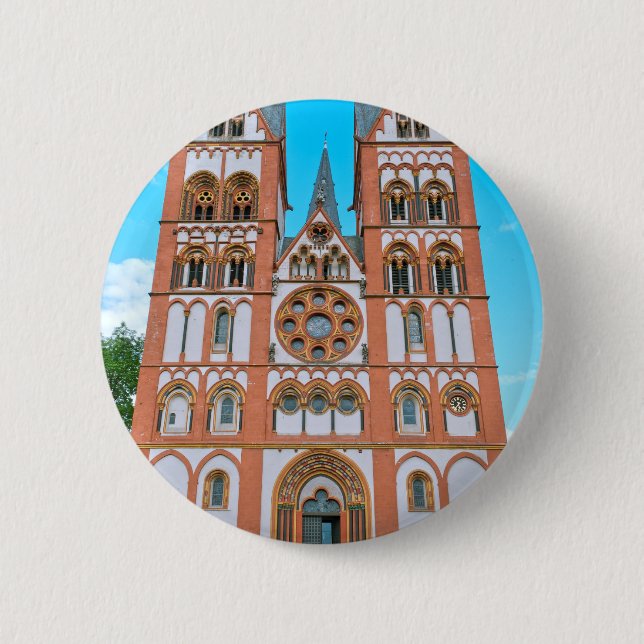 Limburger Dom Button (Vorderseite)