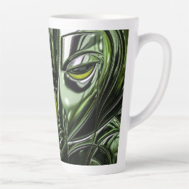 Lime Glow Metallkunst Milchtasse