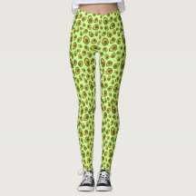 Lime Green Avocado Fruit Gemustert