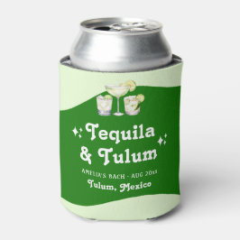 Lime Green Citrus Tequila & Tulum Bachelorette Dosenkühler