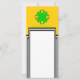 Lime Green Clover Ribbon von Kenneth Yoncich