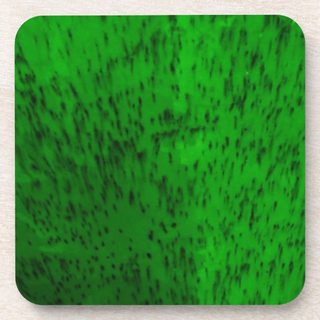 Lime Green Earthenware Untersetzer (Vorderseite)