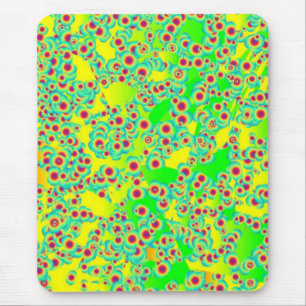 Lime Green Gepunktet Mousepad