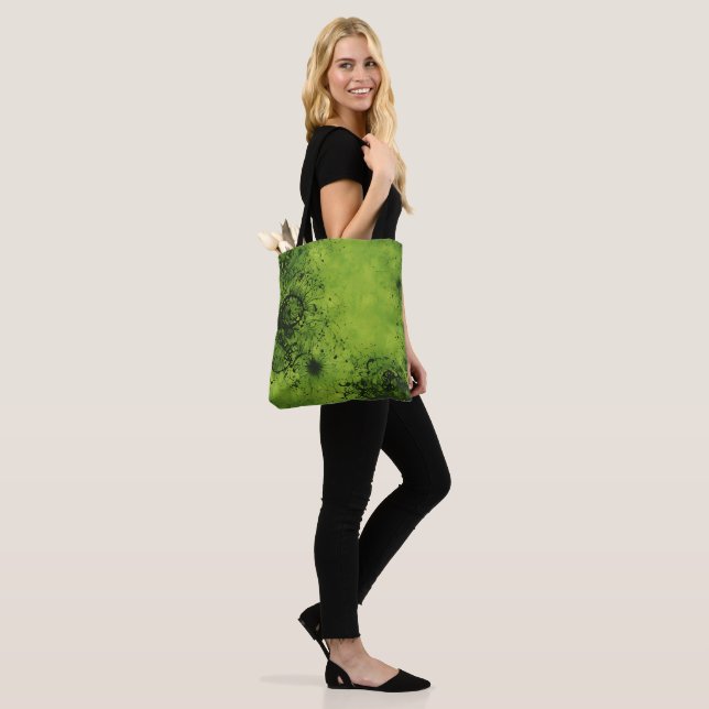Lime Green Grunge with Black Accents (Am Model)