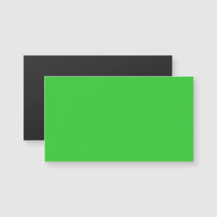Lime Green Magnetic Business Card Magnetkarte