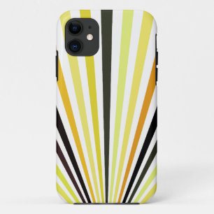 Lime Green orange und schwarz Streifen Case-Mate iPhone Hülle