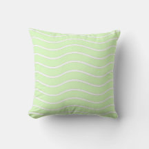 Lime Green Pastor & White Wavy Lines Design
