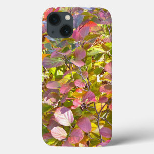 "LIME GREEN & PINK HERBSTLAUBS" FALL FÜR iPAD MINI iPhone 13 Hülle