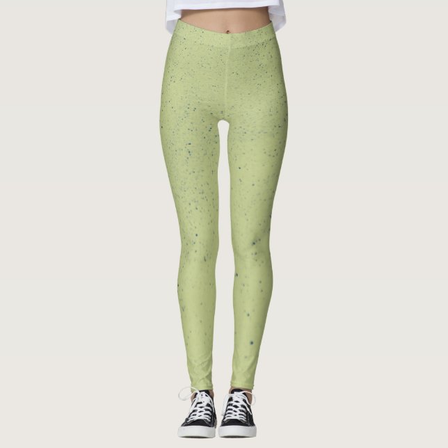Lime Green Sand Leggings (Vorderseite)