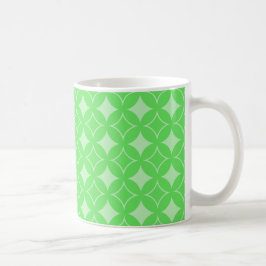 Lime-Green-Shippo-Muster Kaffeetasse